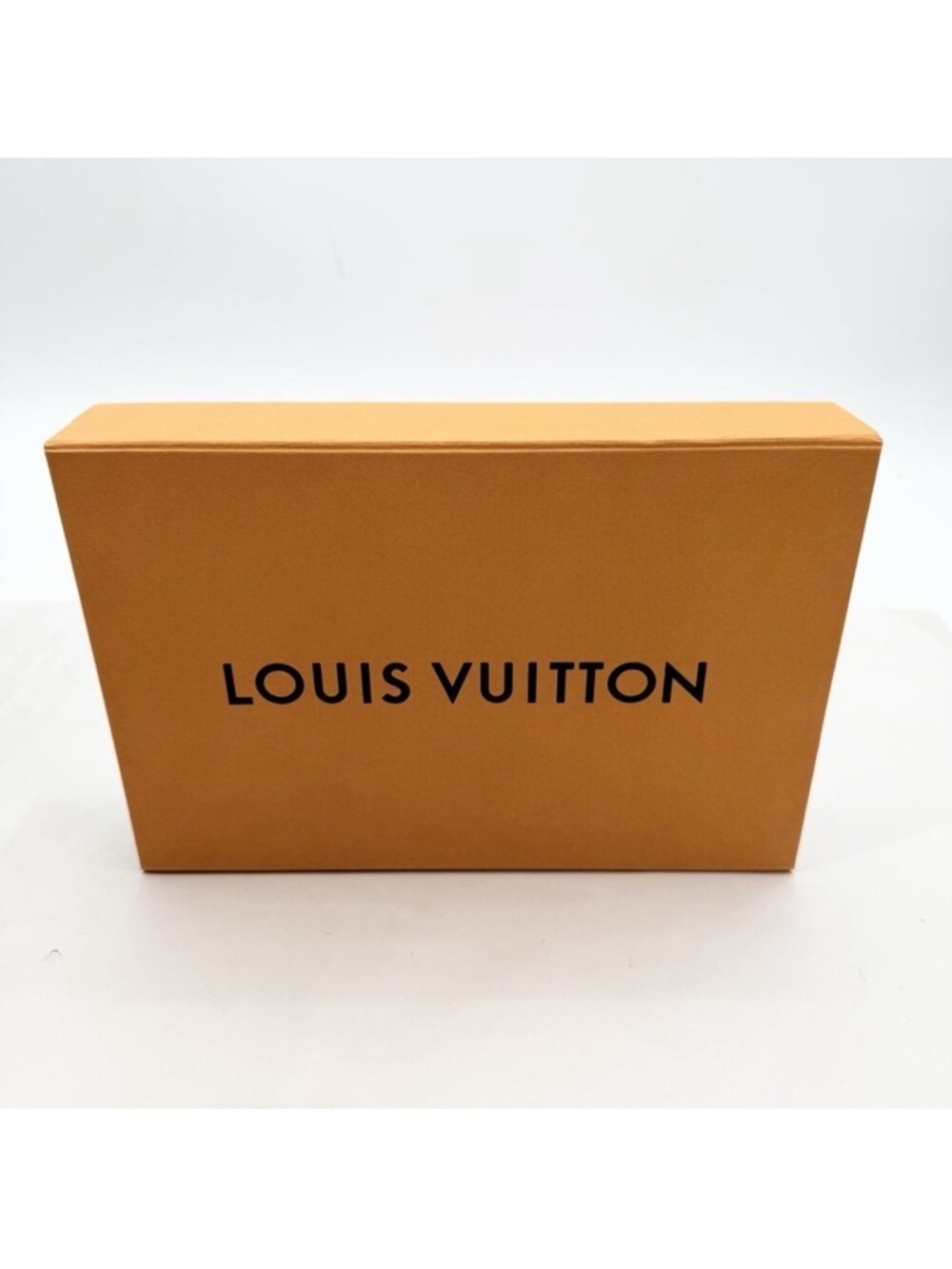 Louis Vuitton Authentic Orange Empty Magnetic Gift Box & Tissue 12" x 8" x 2"
